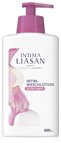 Intima Liasan by Sagrotan Intim-Waschlotion EXTRA SANFT – Milde Intim-Pflege für empfindliche Haut – Ohne Alkohol, Seife und Farbstoffe – 1 x 500 ml
