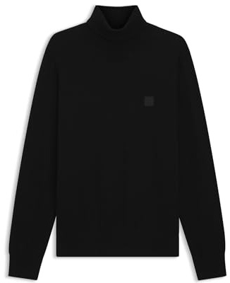 BOSS Hommes Akiro S Pull à col roulé en Coton et Cachemire
