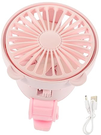 Ciieeo pequeño ventilador de muñeca ventiladores USB ventilador personal para escritorio admirador relojes reloj ventilador USB reloj mini ventilador portátil mirar mini reloj niño rosa