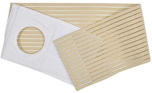 Stoma-Gürtel Ostomie Gürtel 2-teiliges Stoma-Gürtel-Unterstützung für Bauchhernien, Bauch-Stoma-Verband nach Kolostomie, für medizinischen Kolostomiebeutel zur Vorbeugung von parastomalen Hernien für