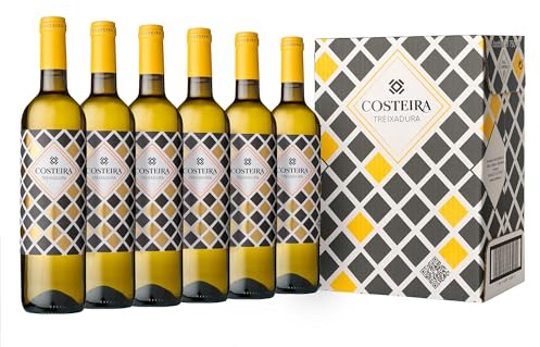 Costeira Treixadura - Vino Blanco D.O. Ribeiro - Caja de 6 Botellas de 75 cl - Vino Gallego