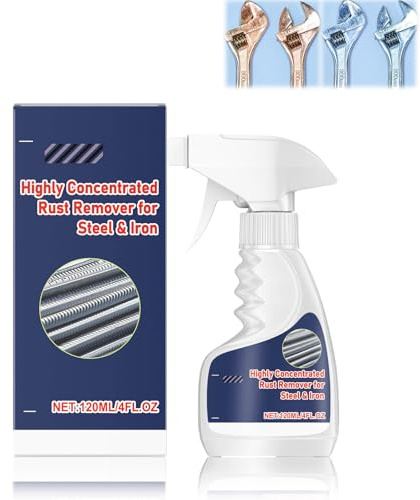 Heavy-duty Metal Rust Remover, Multipel Powerful Rust Remover from MetalSurfaces, Effectively RemovesRust, Strong RustRemover for MetalStainless Steel, 120ml Powerful RustRemover (1, 120ML)