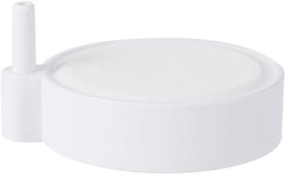MiOYOOW Piedras de aire para acuario, difusor de oxígeno de peces fino, conexión de 90°, disco aireador de O₂ para tubos de aire suaves de 4 mm de diámetro interior