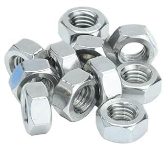 M10 (10mm) Hex Full Nut - Grade 8 Steel BZP (Pack of 20)