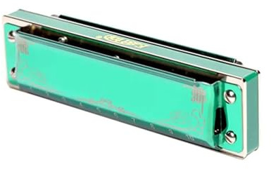 Erwachsene Mundharmonika 10 Löcher diatonische Mundharmonika Blues Harp diatonische 10 Loch Blues professionelle Mundharmonika Musikinstrumente(E)