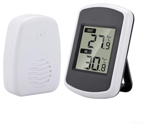 Funkthermometer mit Digitalanzeige für umfassende Wetterverfolgung im Innen- und Außenbereich