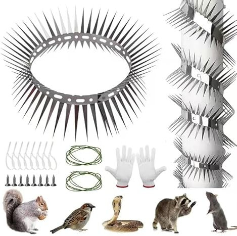 Dissuasore per martore, 100 cm, protezione per martore, protezione per martore, protezione per grondaia, per martore, per la casa e la mansarda