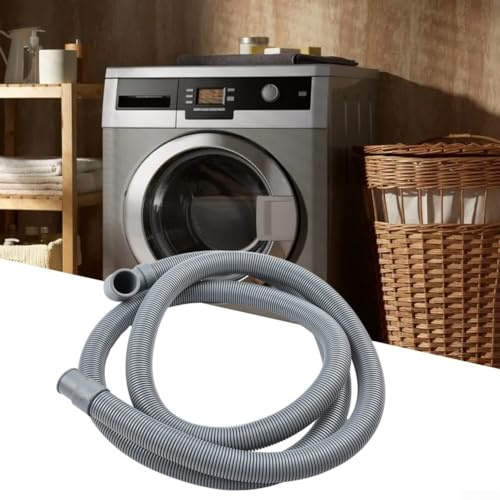 Extra Long Drain Hose for Washing Machine and Dishwasher 200cm to 500cm, Easy Connection Without Tools (5m)