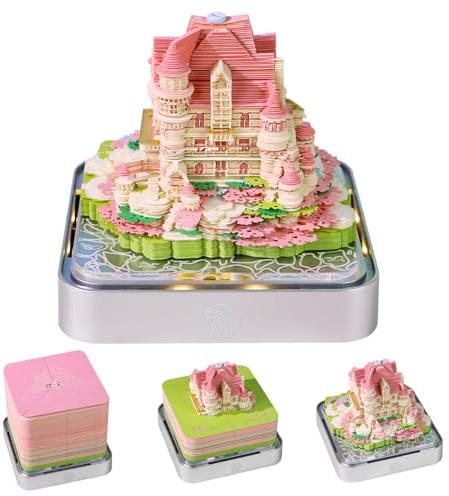 2026 3D Love Castle Calendar, A Festive Desk Delight Holiday Gift, Desktop Decoration, Unique 3D Paper Craft, Countdown Calendar