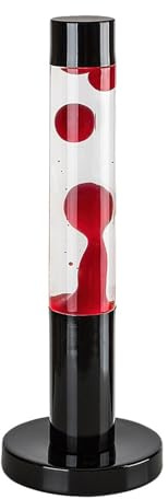 rabalux Lavastic LED-Lava-Lampe 25 W 3000 K | Designer-Tischlampe | Moderne Dekoration | Mit austauschbarer Lichtquelle, nicht im Lieferumfang enthalten (Rote Lava)