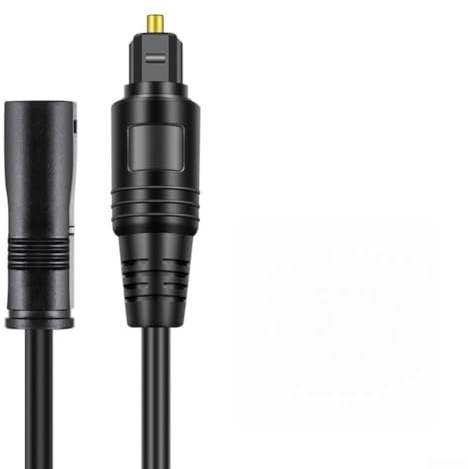 Cavo di prolunga audio in fibra ottica, da maschio a femmina con guscio in PVC e opzioni di lunghezza 50 cm-3 m, per connessioni Soundbar TV (3 metri)