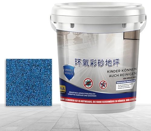 Generico Pittura per Calcestruzzo | Autolivellante ad Alto Brillante - Vernice Epossidica con Sabbia per Calcestruzzo - Per casa,