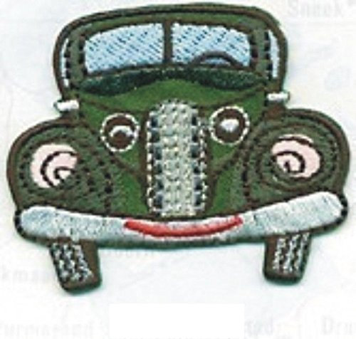 40er 50er Jahre Old Fashion Antik Classic Limousine Auto Fahrzeug Stickerei Applikation Patch