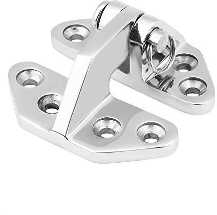 Akozon Bisagra Compas para Barcos Acero Inoxidable Barco Marino Hatch Hinge Removable Pin Hardware Marine Bisagra De Puerta De Cabina