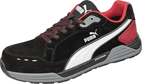 PUMA AIRTWIST BLACK-RED LOW Säkerhetssko Svart-Röd Storlek 42
