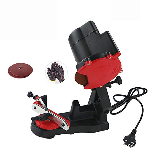 Toplionace Affûteuse de Tronçonneuse Électrique 220V, Affûteuse Portative de Tronçonneuse de Scie à Chaîne 4800RPM 80W