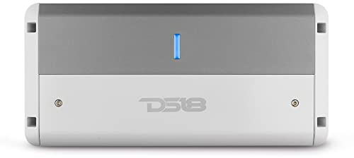 DS18 NXL-M4 Marine Amplifier Full Range 4-Channel Class D Digital IPX5 Marine Grade Amp 1800W Total Peak - Weatherproof Amp - Great for Boats, Motorsports, Motorcycles, and All Elements Applications