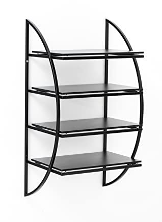 Pro-Ject Wallmount It Rack 5/4 Système de rack élégant à 4 niveaux pour appareils Hi-Fi et platines vinyles Noir