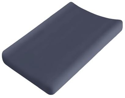 Wanyint Wickelauflagen-Bezüge mit grauem Aufdruck, Unisex, Bio-Baumwolle, passend für 81,3 x 40,6 cm, konturierte Wickelauflage, gemütlich, bequem und waschbar