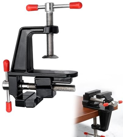 Mini Étau de Table en Alliage d'Aluminium - Pour Fabrication de Bijoux Modélisme et Réparations - Pince Universelle