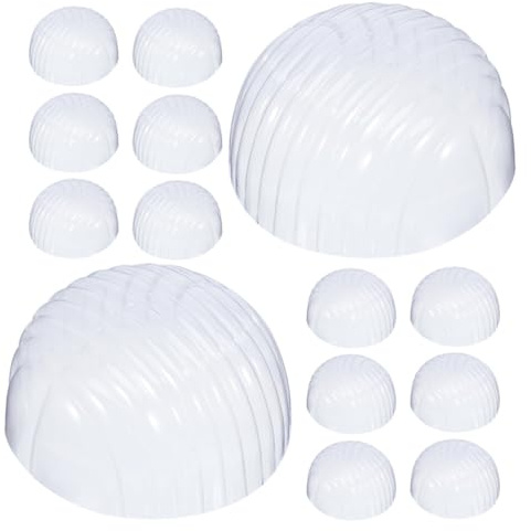 Luxshiny 15 Stück Baseballkappen Halter aus Leichtem Pvc Runde Hutformer zur Innenkuppelstütze für Baseballkappen Organizer und Kappenaufbewahrung
