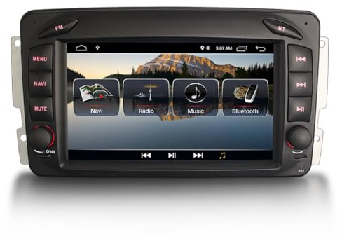 GONFEN Android 13 GPS DAB+ Autoradio Für Mercedes C/CLK/G/A Klasse W203 W463 Viano Vito mit Navi Unterstützt Apple CarPlay Bluetooth 32GB ROM DSP WiFi USB Canbus SWC RDS FM OBD2 DVR TPMS DVB-T2 Kamera