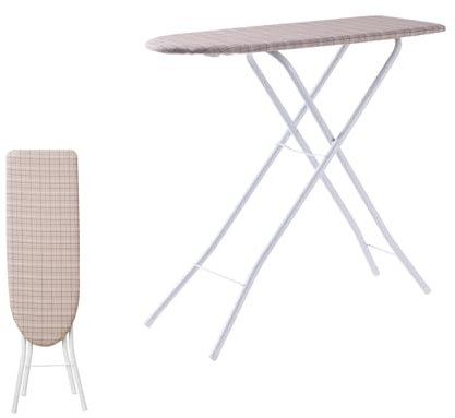 Tabla de Planchar Plegable Tabla de Planchar a Vapors Grande Soporte de Planchado Ajustable Estructura Robusta de Cuatro Patas Fácil de Mover Adecuada Para uso en el Lavadero Del Hogar o en el Dormito