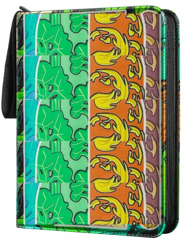 TCGUARD Sammelkarten Album für MTG, für 900 Karten, MTG Binder für Standardkarten, Karten Sammelalbum für YGO/PTCG Spielkarten für Kinder (9 Fächer, Farbig)