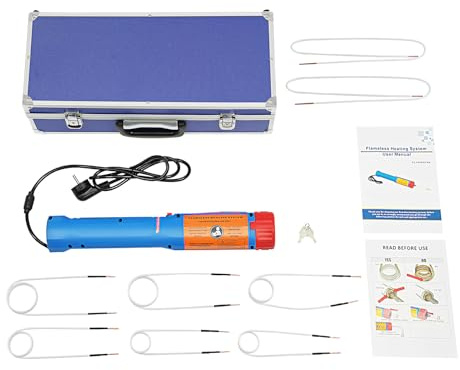 1100W Riscaldatore a Induzione Senza Fiamma, Kit Riscaldatore a Induzione Magnetico a Induzione Riscaldamento Induzione, Kit di Riscaldamento a Induzione Magnetica 800 ℃ con 2 Fili di Rame Morbidi
