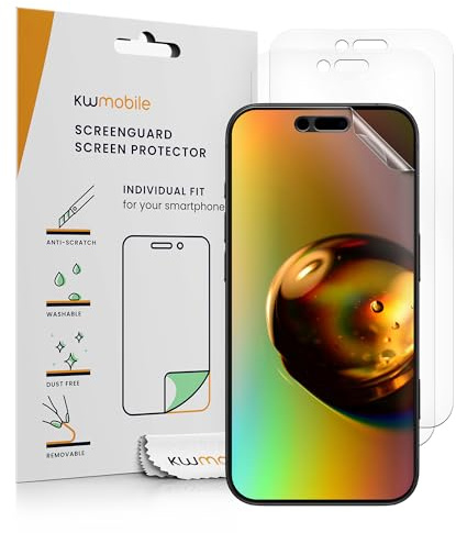 kwmobile 3X Displayschutzfolie kompatibel mit Apple iPhone Air Folie - klare Schutzfolien Set in transparent