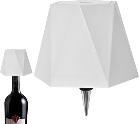 Generico Lampada Bottiglia LED,Paralume LED a 3 Colori Senza Filo - Luce Tappo per Bottiglia di Liquore Senza Cavo | per Camera da Soggiorno Cucina Sala da Pranzo Bar Ristorante Illuminazione