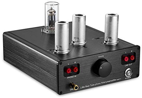 Nobsound Little Bear T11 6N2/12AX7 Vacuum&Valve Tube Phono Turntable Preamplifier; MM RIAA LP Vinyl Record Player Preamp; Stereo HiFi Audio Pre-Amplifier; Plattenspieler Vorverstärker