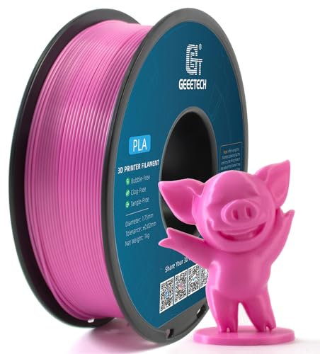GEEETECH PLA filament 1.75mm Rosa, 3d filament PLA for 3d Drucker