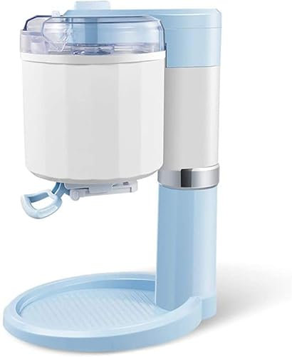 Samnuerly Heladera con congelador Incorporado, Helado Saludable sin lácteos, Mini máquina automática de Helados de Servicio Suave de Frutas