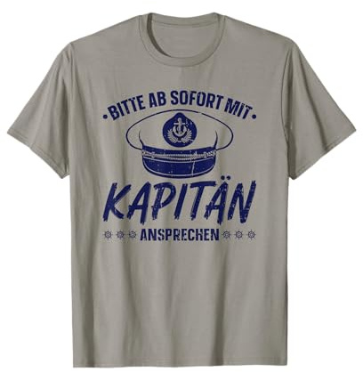 Kapitän Bootsführerschein Bestanden Bootsfahrer Motorboot T-Shirt