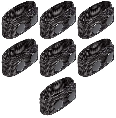 RTRTGS Pack mit 7 taktischen Gürtelschlaufen, Kampfgürtel, Nylon-Gürtelhalter, Outdoor-Ausrüstung schnell zerlegbar und fixierbar