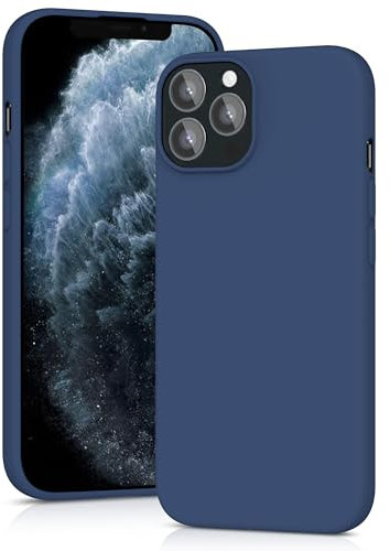 YATWIN Silicone Case for iPhone 11 Pro, Soft-Touch, Shockproof, DustProof, Antiskid Full Body Armour Phone Cover for Apple iPhone 11 Pro - Dark Blue