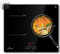 DELITEER Induktionskochfeld 3 Zonen mit Rahmen, Kochfeld 3 Platten, Induktionskochplatte Autark, Slider Touch, Einbau Kochfeld 59cm, 6800W, Schott Glaskeramik Glas, 240V, 50Hz, Kein Stecker