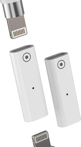 Adaptador Lightning Cable A Pencil 1st Generación Para Apple MFI Certified(2 Pack) para IPhone Bolígrafo Carga Adaptador Accesorios Para Pencil Primera Generación Recambio Conector Reemplazo Para iPad