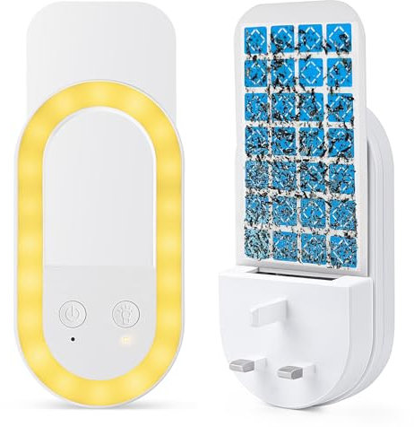 Fly Catcher Indoor, Fly Trap Indoor, Plug in Flying Insect Bug Catcher with Night Light,Fruit Flying Traps for Indoors, Gnat Traps for Flies, Fruit Flies, Moths