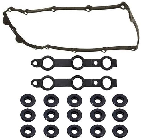 Motorventildeckel Kompatibel Mit X3 X5 Z4 E36 E38 E39 E46 E53 E60 E83 330i 330xi 525i 530i 730Li Automotor Ventildeckeldichtung Ersatzsatz 11120030496 11129070990