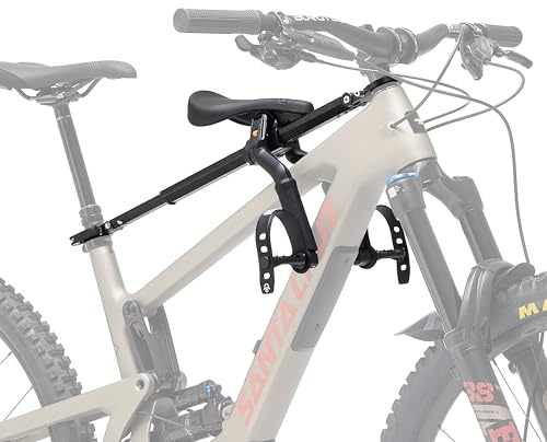 Kids Ride Shotgun - Pro Child Bike Seat - Front Mounted, for Children Aged 18mo~5 Years, Fits Most Modern Mountain Bikes & E-Bikes, Zero-Frame Contact, Easy Install, Fully Adjustable
