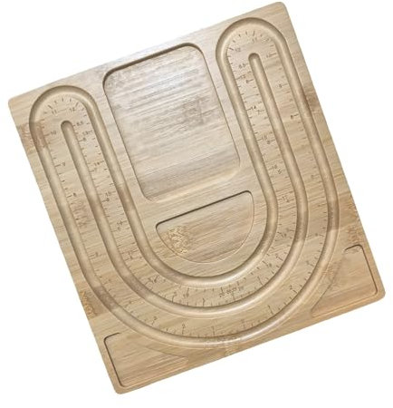Benutzerfreundliches Holzschmuck Herstellen Brett Mit Präzisen Messmarkierungen Für Kreative Perlendesigns Und Zubehör