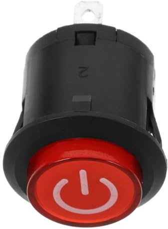 BRIGHTFUFU Kid Electric Car Push Button Switch for Children's Electric Ride-on Toys 3-pin Start Switch Easy Installation Safe for Kids Motorcycles Replacement Accessory