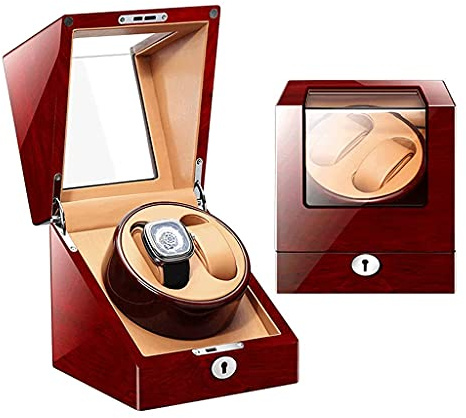 Reloj automático Soporte rotador Rotador Reloj Rating Reloj Estado de Almacenamiento Caja de Almacenamiento Organizador Silencio Operación