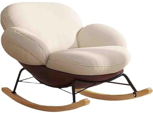 Fauteuil inclinable à bascule avec structure anti-déversement et sac de siège amovible, confortable pour chambre d'enfant, salon et chambre à coucher