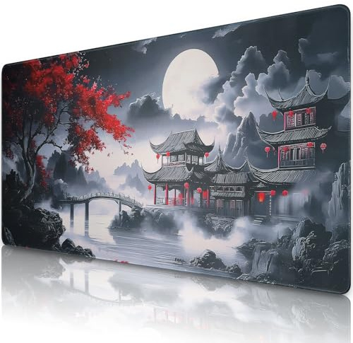 Sevenpers Mauspad XXL,900x400mm Groß rutschfest Gummibasis Anime Mauspad | Mausmatte mit Präzise Steuerung Schreibtischunterlage für Büro,Zuhause,Gaming