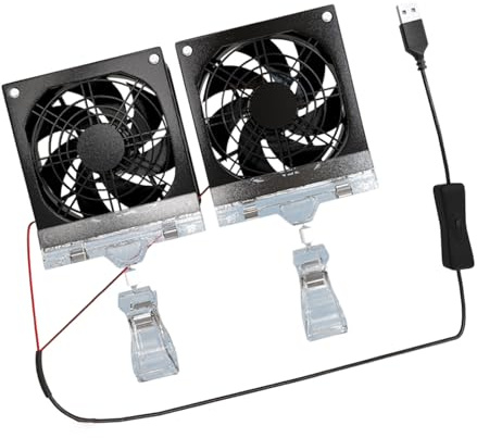 YIZITU Ventilador De Refrigeración USB 8 Cm con Control Encendido/Apagado 5 V 3600 RPM para Gabinete Electrónico Y Caja Computadora Gestión Temperatura Acuario Ventilador Tanque Agua Salada