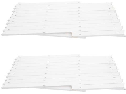 KONTONTY 2 Vallas Retráctiles De Madera para Jardín, Enrejado Extensible para Plantas Trepadoras, Enrejado De Pared Exterior para Plantas Trepadoras, Valla De Madera