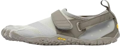 Vibram Men's FiveFingers V-Aqua | Barefoot Amphibious Water Shoes for Trekking & Wet Expeditions, Grey, 47 EU / 12-12.5 US